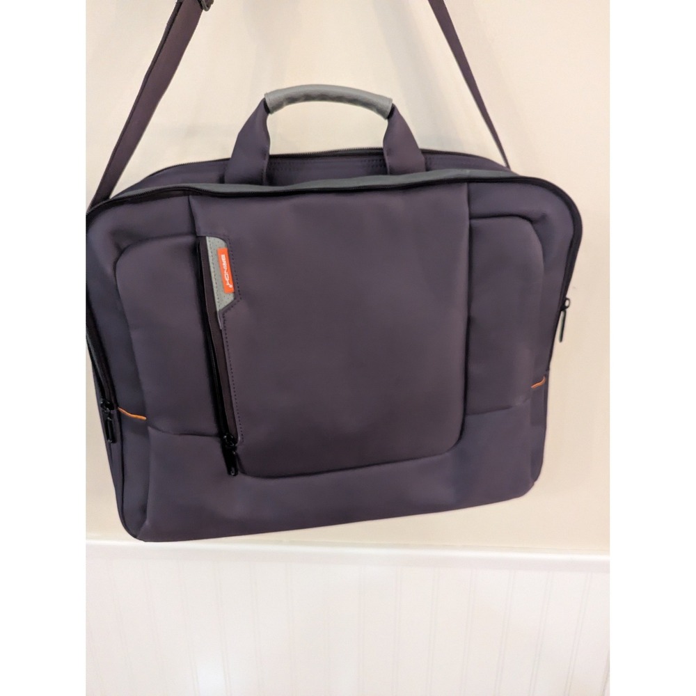 Brinch Laptop Messenger Bag Dark‎ Purple Shoulder Briefcase Carrying Case